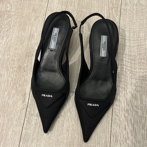 Prada Black Heels - Picture 1 of 6